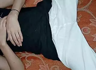 Passionate night with friend's sister in darkness