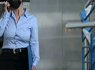 Slave wife goes braless, flashing in public boldly