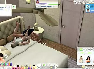 Lesbian friends dive into steamy, heartfelt action together.