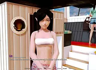 intense harem action in hotel game episode 152