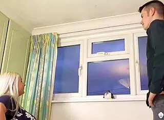 Cumshot at Chubby Mature in Doggystyle and Cowgirl with Big Natural Tits