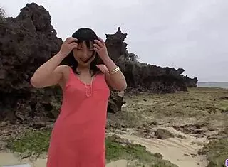 Megumi Haruka Enjoys Dick In Tiny Pussy And Ass Outdoors