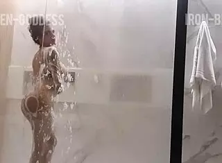 We Left Camera Filming for Shower Sex!