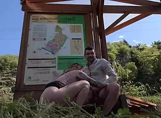 He bends me over and fucks me hard on the roadside