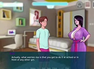 Sexnote part 7 features parody elements with mother-in-law and teacher roles in a casual narrative