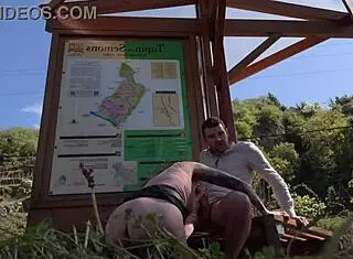 He bends me over and fucks me hard on the roadside