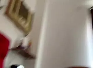 My wife is in the kitchen while my stepdaughter seduces me with her ass fetish