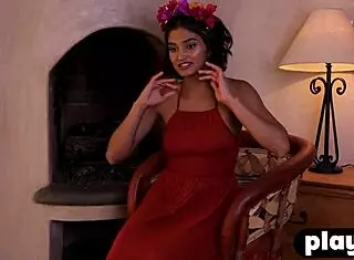 Angel Constance strips naked outdoors 😏