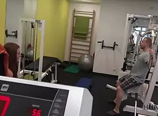 Young girl linda sweet loves sports money and sex outdoors