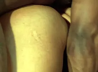 The muscular neighbor dude fucks the teen roughly, making her moan loudly as she enjoys it