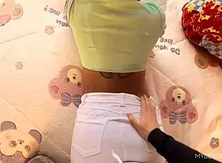 Neighbor Chats On Phone During Unexpected Visit