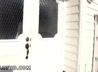 i watch ameri koshikawa tear off clothes for hardcore creampie with japanese slut