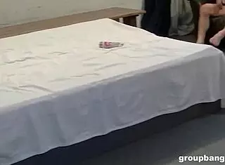 This fairytale goes wild with gangbang, face fucking, pussy banging, and swallowing cumshots