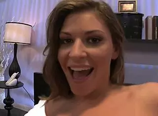 Beautiful cute brunette babe screams while going bad in group with tits and ass