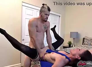 Lusty Sofie Marie Cuckolds Husband in Hardcore Missionary Action