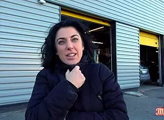 sabrina chaude milf handles two monster cocks!