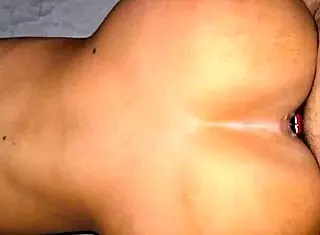 Doggystyle anal with plug 😈