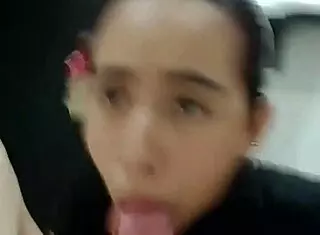 Hot guy says, 'Come in, stepsister, let me give you oral until I cum in your mouth'