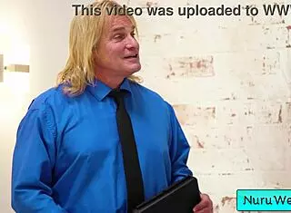 Busty Teen 18+ Masseuse Rubs Naked Body with Nuru Gel on Evan Stone and Bella Rolland