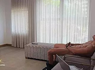 i get caught masturbating by stepson with his microphones - monique fuentes & max betancur