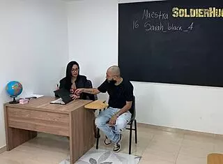 Sarah Black Says 'Fuck Me With That Big Cock' As Substitute Teacher