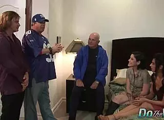 Lesbian watches wife get fucked by porn stud