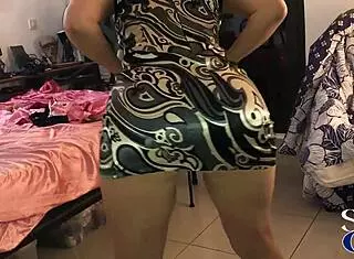 french amateur slut in pink satin panties gets deepthroat and ass to mouth fucking