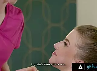 girlsway masseuse hazel moore ignites passion with client