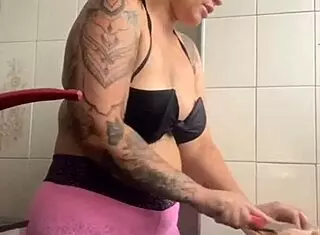 Ophelia Rain Heavily Tattooed Big Tits Pov Huge Cock Deepthroat Blowjob And Cum Swallow