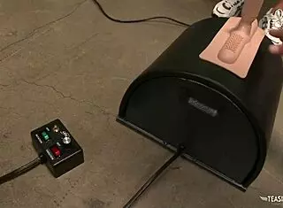 Busty Brunette On Sybian Wants Intense Doggystyle Drilling