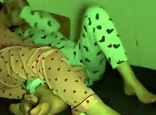 Gentle caresses ended with fucking in bed with big tits