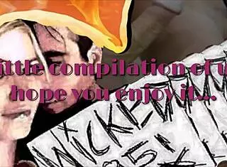 Punk couple shares homemade compilation of their swinging adventures with masturbation and blowjobs