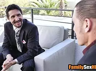 Blonde married lesbian brides foursome fucked by stepfathers in taboo group at wedding.