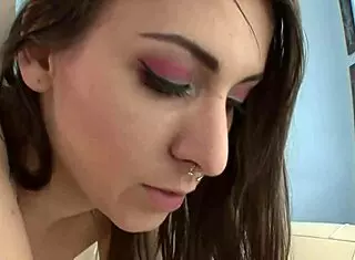 Horny anal couple enjoys creampie and assfucking orgasms