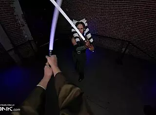 Vr conk ahsoka blows and rides anakins huge cock in cosplay parody pt 3