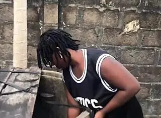 'My boyfriend likes to fuck me by the well side!'