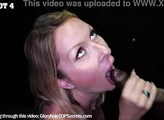 sydney loves swallowing monster cocks at the gloryhole.