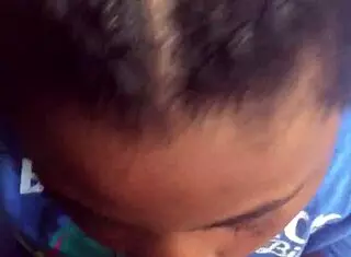 Ebony teen sucks cock in the pouring rain