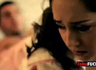 stunning blonde teen sucks cock then gets fucked doggystyle in bedroom