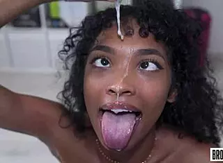 She Is Sweeter Than Chocolate with Big Cock Riding and Moaning