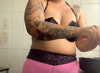 Ophelia Rain Heavily Tattooed Big Tits Pov Huge Cock Deepthroat Blowjob And Cum Swallow