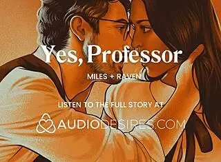 Naughty Student Distracts Professor After Class