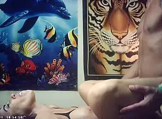 Candice cumm feels the italian pound machine backstage