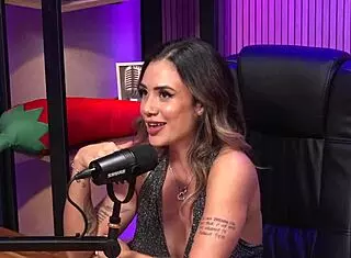 Is the redhead milf queen domme licking pussy in bdsm party?