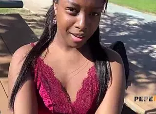 Ebony Goddess Paris Screams As Her Pussy Gets Drilled By Cock!