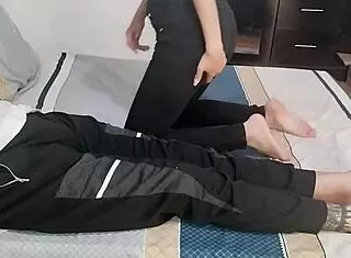 omg, i sucked the teacher's huge cock to pass my stepson! 😘 latina tattoo homemade monster dick fucking.