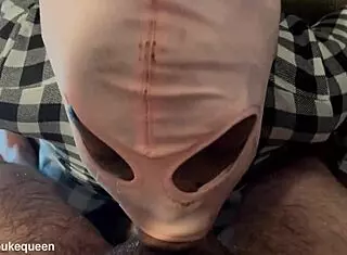 black queen puking facefuck taint licking cum in eye