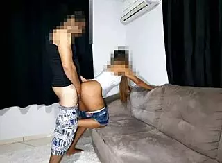 Sister-in-law waited for wife to leave to take big cock in her ass 😍