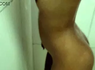 Fucking Neighbor in Bathroom Before Going Home