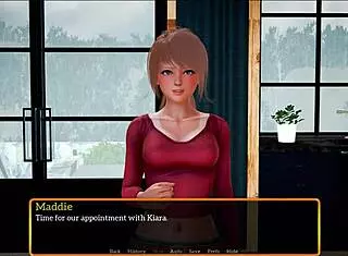 My new family plays games together.